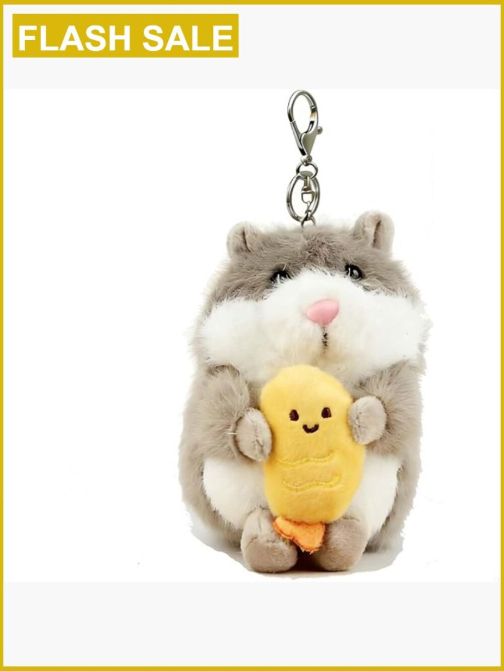 Cute Guinea Pig Plush Keychain, Soft Stuffed Animal Key Chain, Handbag Purse